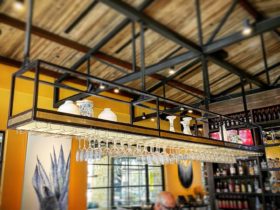 Escalantes - Hanging Bar Shelf & Wine Rack